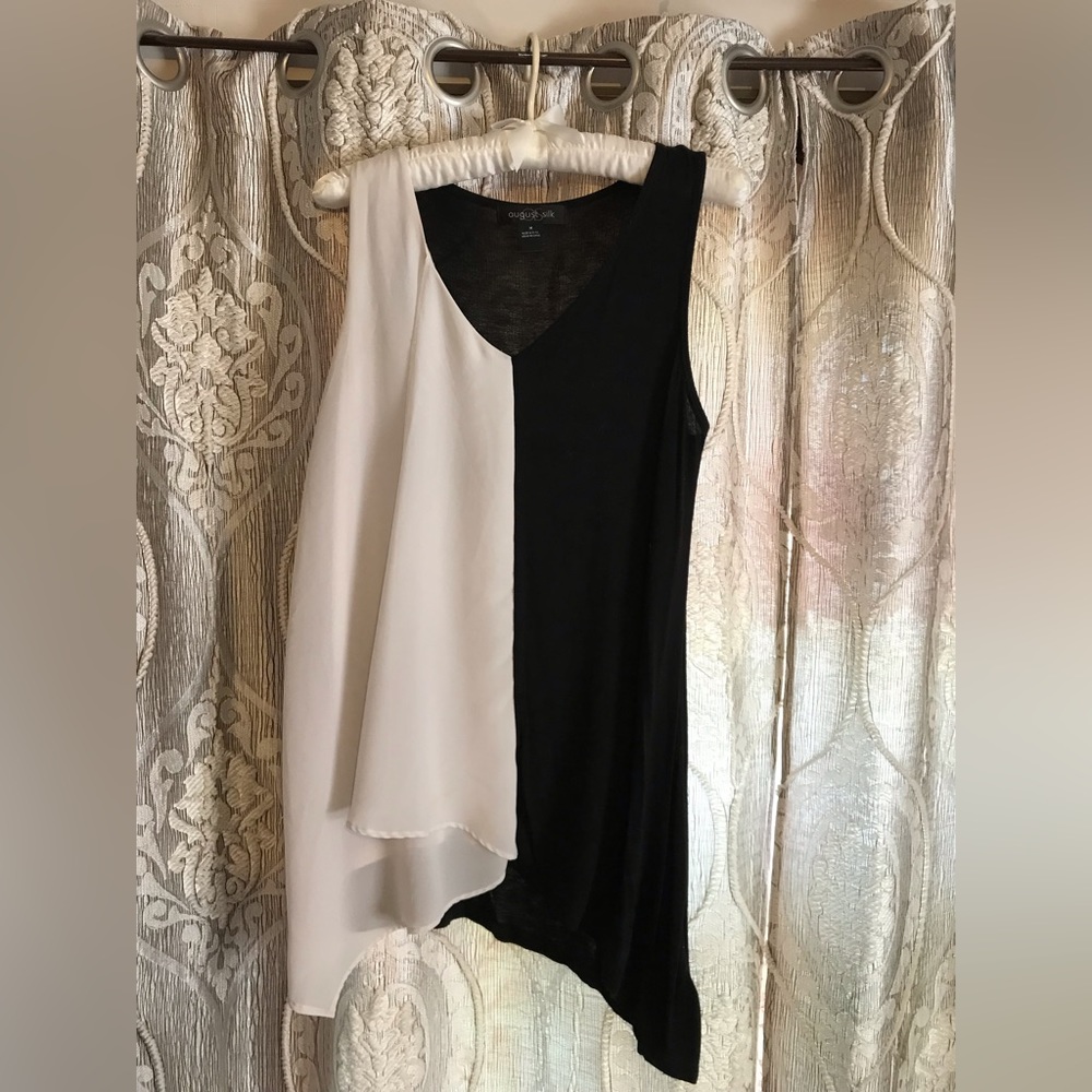 August silk sleeveless top